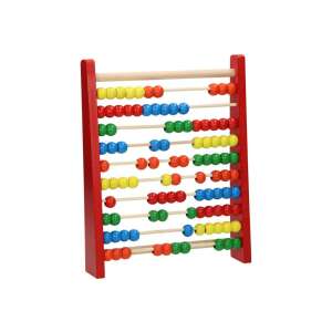 Roter Holzabakus für Kinder, pädagogisches Zählspielzeug - Entwicklungsspiele für Kinder im Kindergartenalter