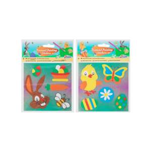 Diamantmalerei-Aufkleber Ostern-Set mit Küken, Schmetterling, Eiern, Gänseblümchen, Hase, Biene, Karotte, Korb, Grafix - Kunst & Handwerk Sets