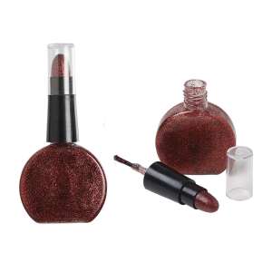Set de lac de unghii cu sclipici roșu și ruj pentru costum de Halloween - Vopsele pentru fata