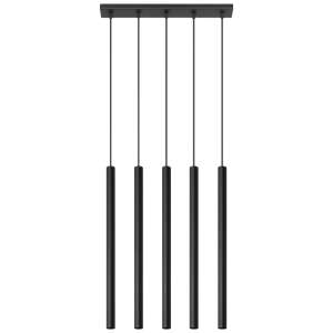 PASTELO 5 schwarze Pendelleuchte, moderne Deckenlampe - Sollux