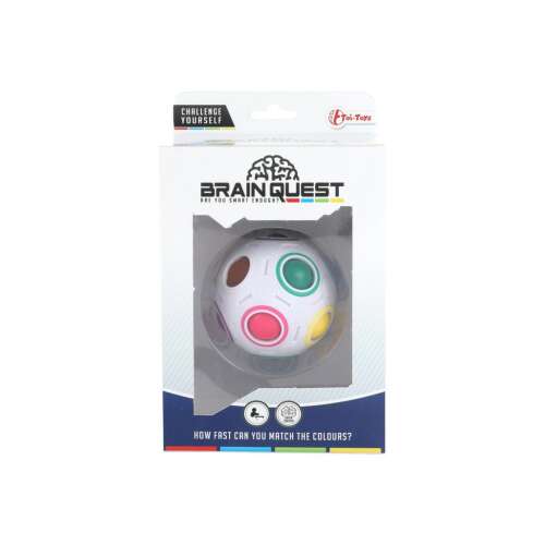 BrainQuest Farb-Matching Fidget Puzzle Ball, ein herausforderndes und lustiges Logikspiel für Kinder und Erwachsene