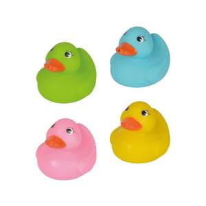 Simba Toys 4 db-os kacsás fürdőjáték bébiknek, zöld, kék, rózsaszín, sárga - Babajáték
