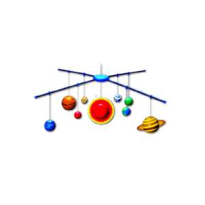 3D glow-in-the-dark solar system mobile, hanging planets, educational toy - Science & Discovery Toy