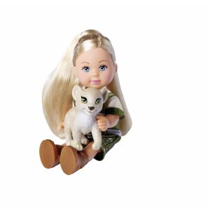 Evi LOVE Safari Doll with Lion Cub Toy - Simba Toys Baba