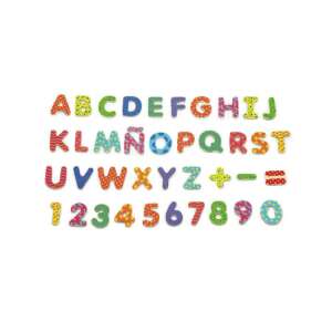 Litere și numere magnetice colorate, 77 de bucăți, de la Viga Toys - Nonbrand Jocuri si jucarii educative