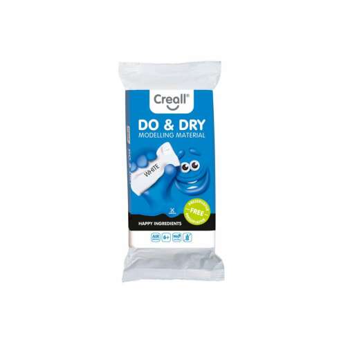 Creall Do & Dry Modellező Agyag, fehér, 500g