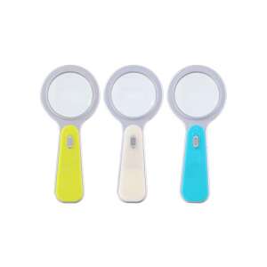 3er Pack LED-Lupe, Lupe mit Licht, Handlupe, Leselupe, Bastellupe, Hobbylupe, Lupe für Senioren, Lupe für Kinder, Schmucklupe - Schaukelpferde, Schaukeltiere und Entwicklungsspiele für Kinder im Kindergartenalter