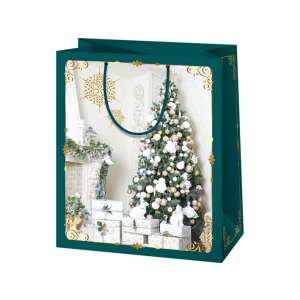 Sacou cadou de Crăciun - Mare - 27x14x33cm 78991236 - Pungi cadou