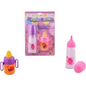 Varázs cumisüveg és itatópohár játékbabákhoz, 2 db-os csomag - Játékbaba kiegészítő