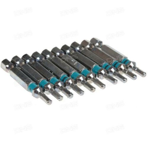 GROSS HEX 3x50mm S2 acél bit készlet (10 db) - Professzionális hex bit - Gross