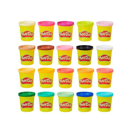 Play-Doh modellező gyurma, 20 szín, 1,68 kg, szuper színes csomag