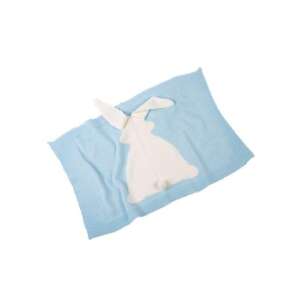 Llorens: Kocyk z niebieskim króliczkiem dla noworodków 85669049 - Akcesoria dla lalek