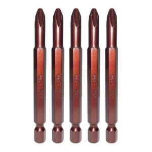 MTX PH2 csavarbehajtó bit készlet, 5x75mm, 1/4 hüvelykes meghajtó - Mtx