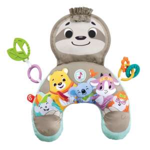 Fisher-Price Musică și Vibrații Pernă pentru Timpul pe Burtică, o pernă moale și de susținere pentru bebeluși pentru a exersa timpul pe burtică, cu texturi și sunete distractive - Fisher Price Jocuri si jucării educative