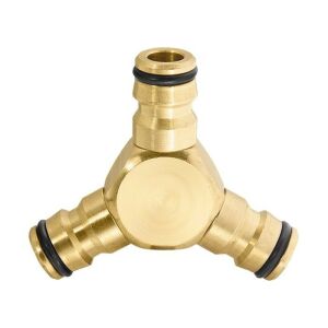 PALISAD Sárgaréz Gyors Tömlőcsatlakozó T-elágazás - 1/2" 124018070 - Csatlakozó és kiegészítő