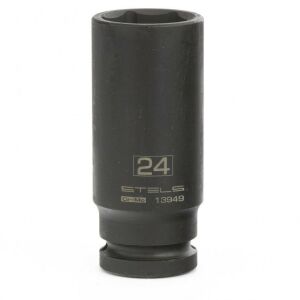 STELS 24mm 1/2" HEX Hosszított Dugókulcs, CrMo acél - Stels