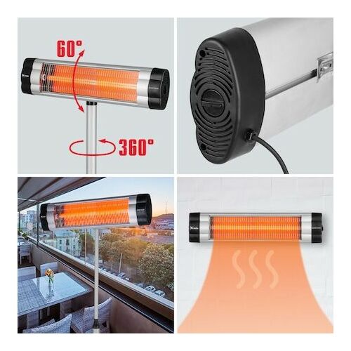 MTX IQH-2000 Infravörös Kvarc Fűtőpanel - 2000W, 35m² 124021388