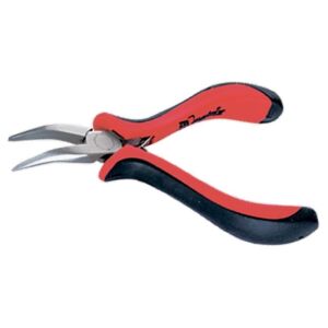 MTX Mini Hajlított Kúpos Fogó - 130mm, Piros és Fekete Nyél - Mtx