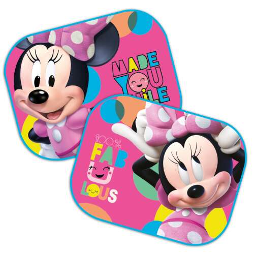 Minnie Mouse Auto-Sonnenschutz, 2er Pack, 44x35cm, rosa