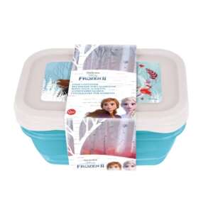 Disney Jégvarázs műanyag ételhordó doboz 3 db-os 79005440 Gyerek étel-és italtárolók - Ételtároló - Uzsonnás doboz