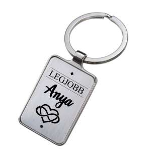 Gravírozott kulcstartó 'Legjobb Anya' felirattal - Ajándék kulcstartó