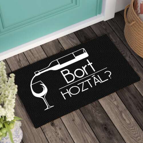 Lábtörlő – Bort hoztál?