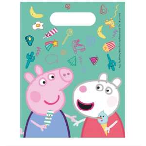 Peppa Pig Party-Geschenktüten, 6er-Pack, grün mit Peppa und George, perfekt für Geburtstagsgeschenke - Geschenkverpackungen