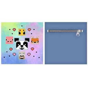 Minecraft Állatok párna levehető huzattal, 35x35 cm - Díszpárna