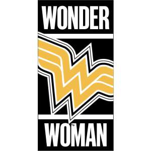 Wonder Woman Logo Strandtuch, Schnelltrocknend, 70x140cm - E plus M