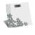 Tefal Premiss digital bathroom scale with floral design, white