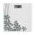 Tefal Premiss digital bathroom scale with floral design, white