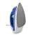 Tefal Virtuo FV1711 steam iron, white and blue, with Durilium soleplate, close-up of soleplate