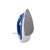 Tefal Virtuo FV1711 steam iron, white and blue, with Durilium soleplate, close-up of soleplate
