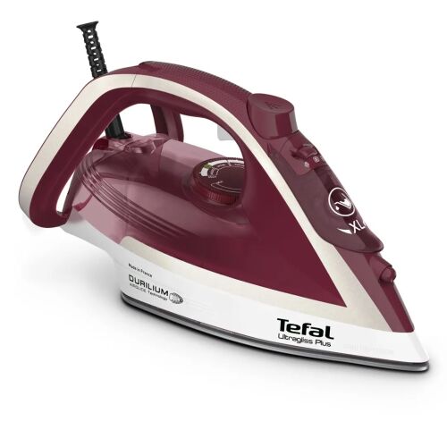 Ютия с пара Tefal Ultimate Pure FV6810E0, червена и сребърна