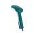 Tefal Access Steam First handheld steamer, side view, green and white