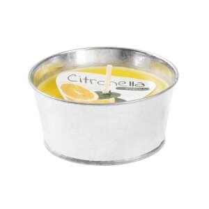Świeca zapachowa z cytronellą w metalowym pojemniku, 12x6 cm, 130 g