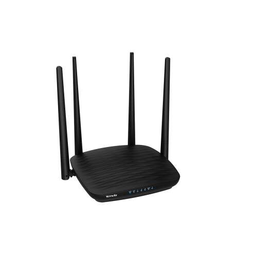 Tenda AC5 AC1200 Wireless Router, black, front view