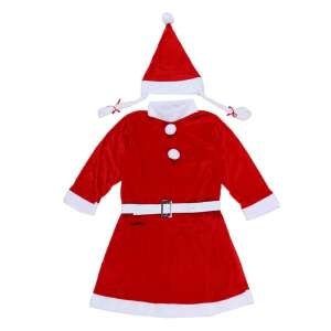 Flippy® Girl Christmas costume, red velvet, for girls 10-12 years old - Costume for Kid