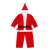 Flippy® Fiú Mikulás jelmez, 10-12 éves, 5 darab, bársony