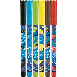 MAPED Color`Peps Ocean Life kimosható filctoll készlet, 6 különböző szín, 2 mm hegy, óceán mintával - Rajzeszköz