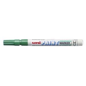 Uni Paint Marker, green, 0.8-1.2mm, for writing on any surface - Lacquer marker