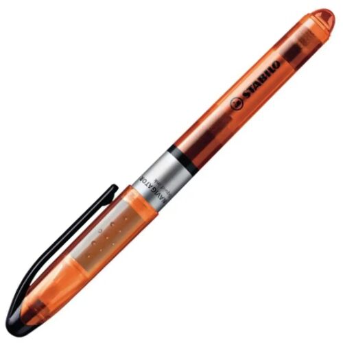 Szövegkiemelő, 1-4 mm, STABILO "Navigator", narancssárga 164448050 - Szövegkiemelő