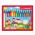 STABILO Trio Scribbi 14-color felt-tip pen set for kids, washable, 1.5-2 mm line width