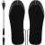 USB heated insoles for shoes, size 41-46, adjustable, black