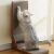 Cat scratching Purlov corner cat scratcher