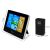 Izoxis 22452 weather station with wireless outdoor sensor and dimensions