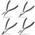 Bigstren 4-piece snap ring pliers set
