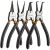 Bigstren 4-piece snap ring pliers set