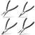 Bigstren snap ring pliers set of 4, for removing and installing snap rings