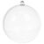 Clear Akril Christmas ornament ball, DIY craft decoration